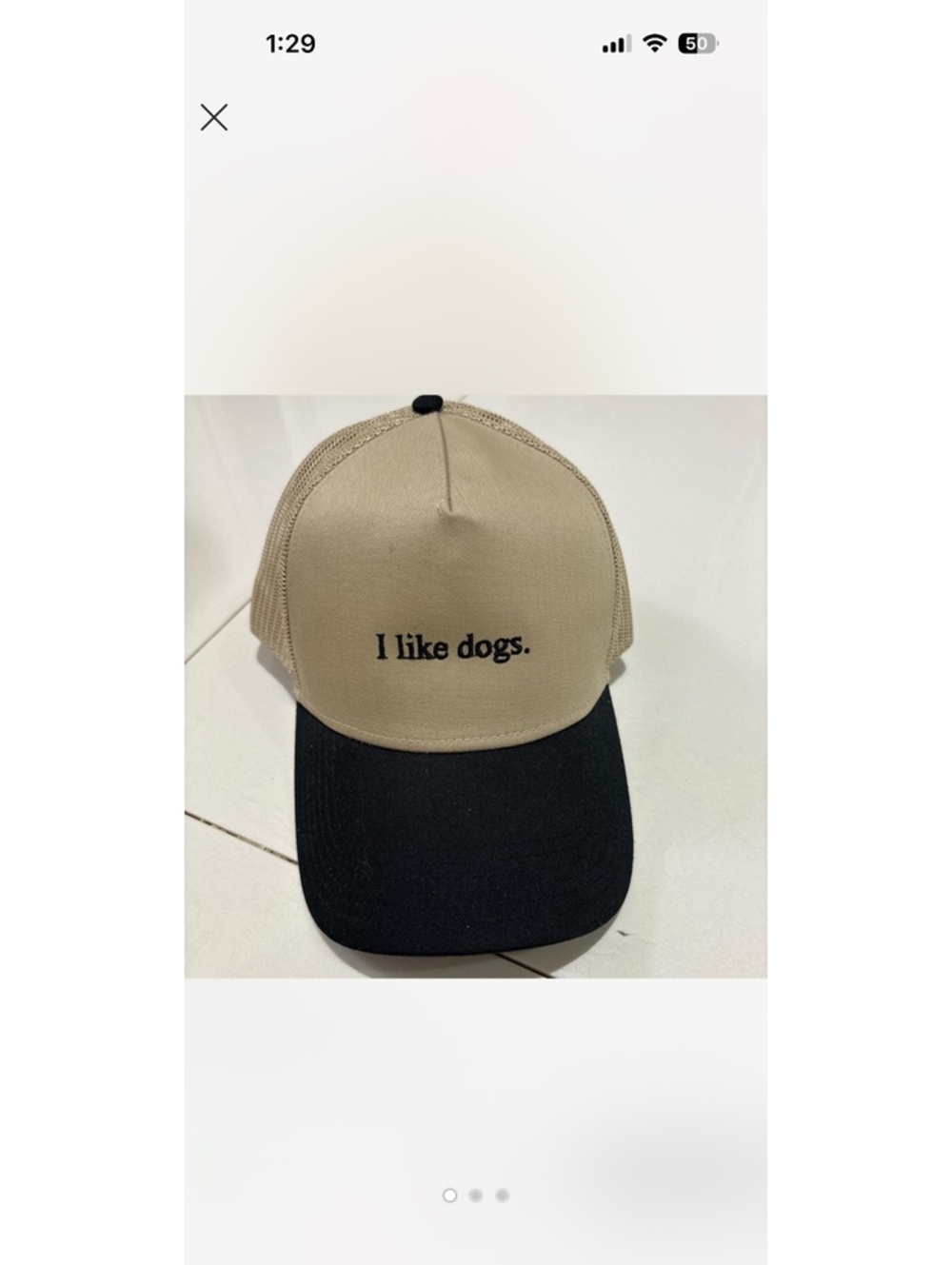 I like dogs Snapback Trucker Hat